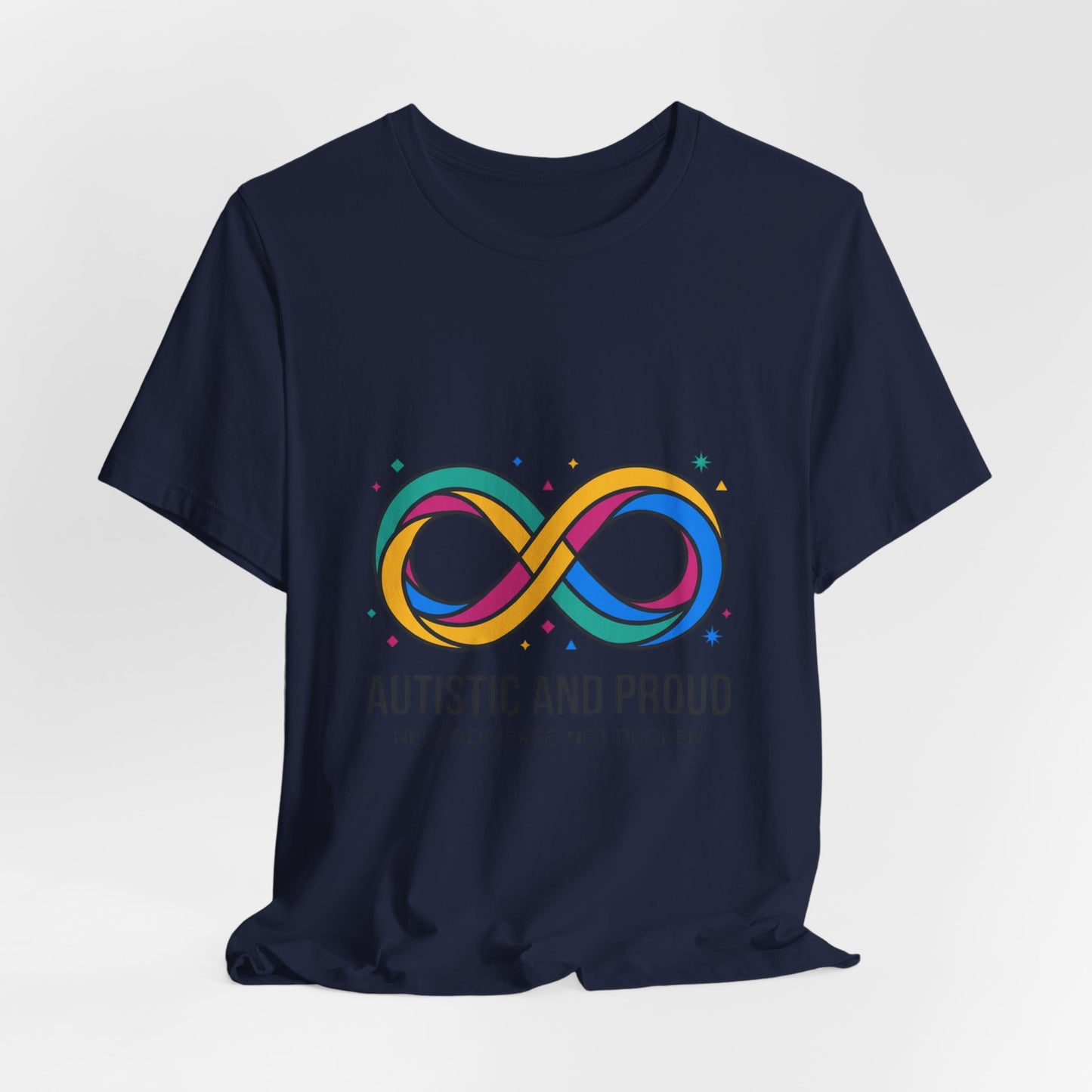 Autistic and Proud Tee | Neurodiversity Pride, Affirming Identity