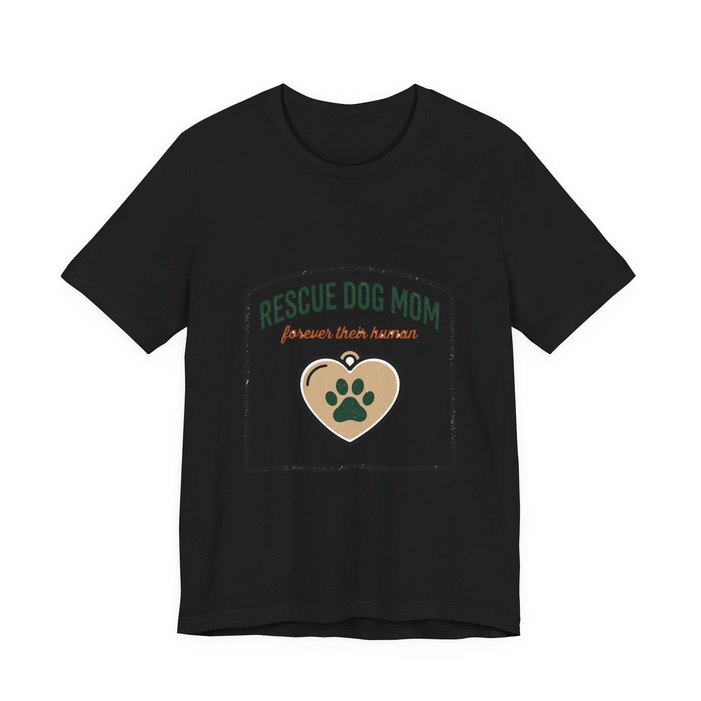 Rescue Dog Mom Tee | rescue pride, fur baby