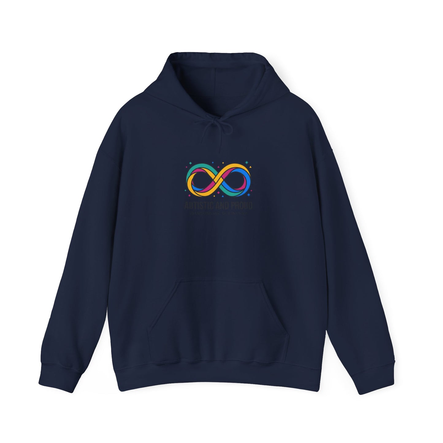 Autistic and Proud Infinity Logo Hoodie | neurodiversity, affirming