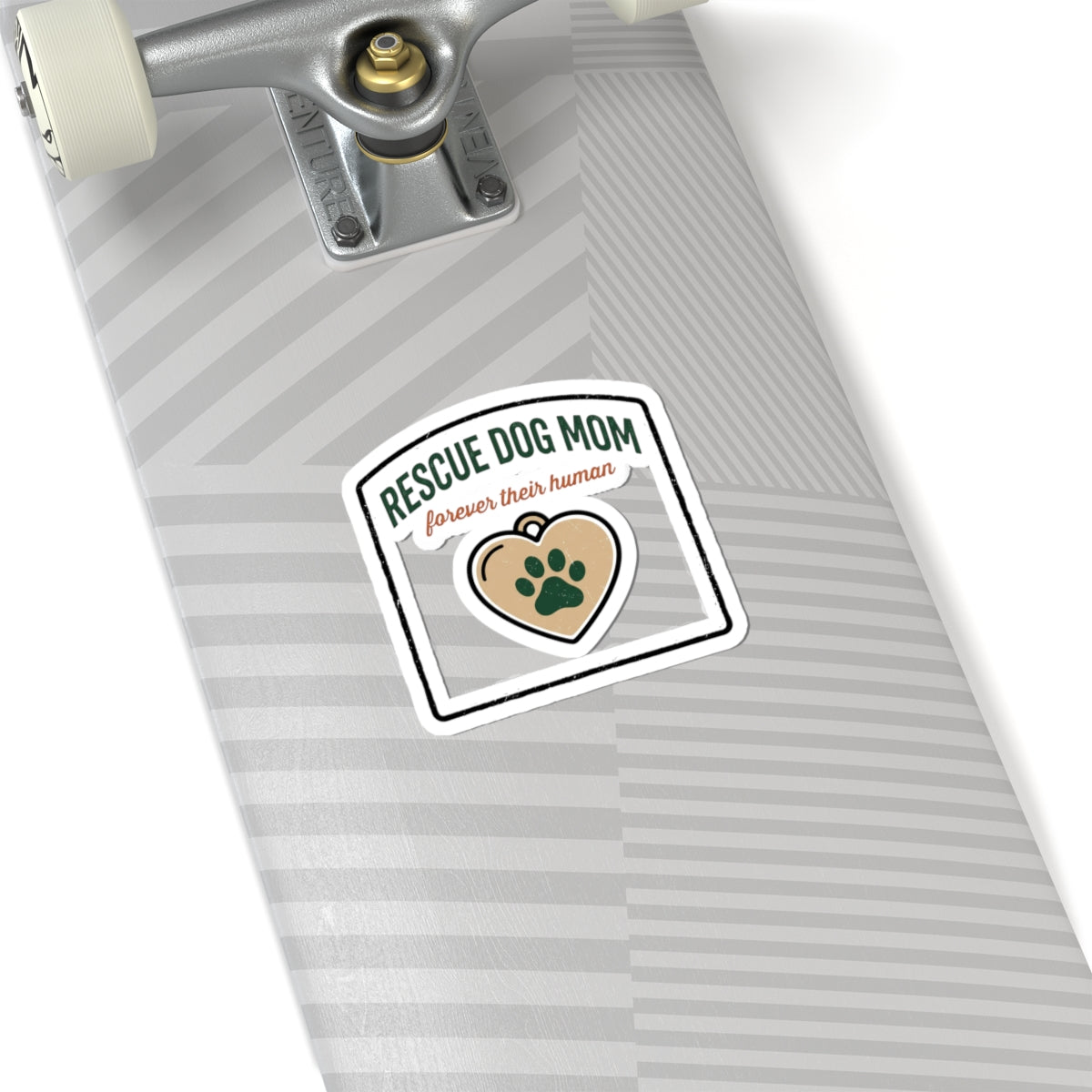 Rescue Dog Mom Sticker | rescue pride, fur baby decal