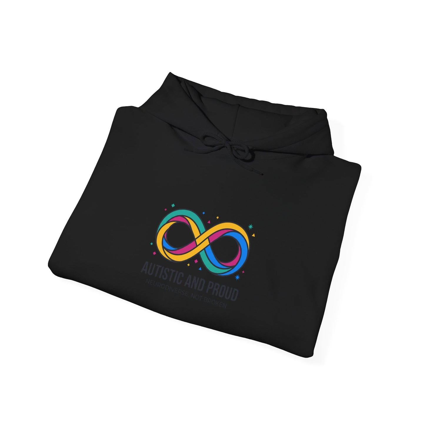 Autistic and Proud Infinity Logo Hoodie | neurodiversity, affirming