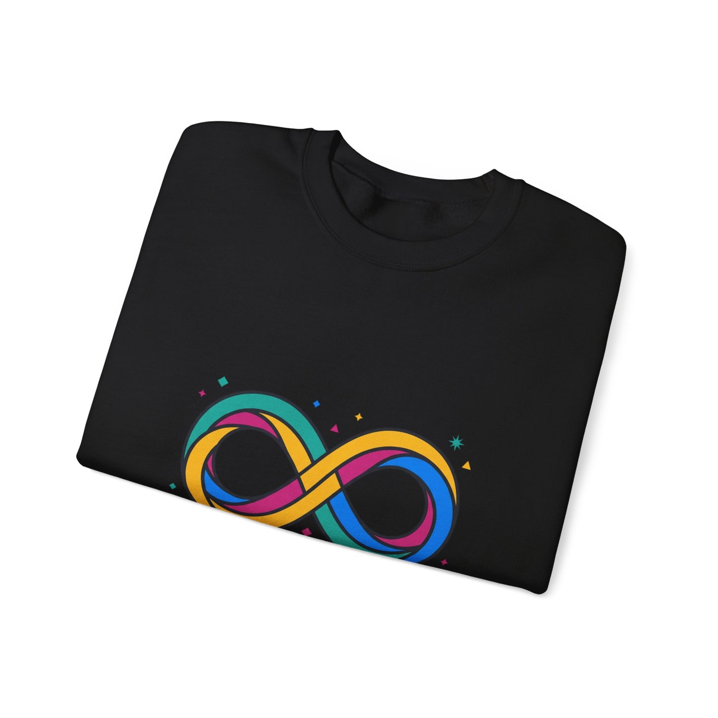 Autistic and Proud Infinity Logo Sweatshirt | Neurodiversity, Identity-First