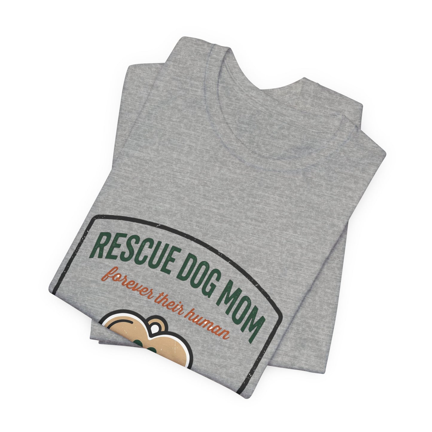 Rescue Dog Mom Tee | rescue pride, fur baby