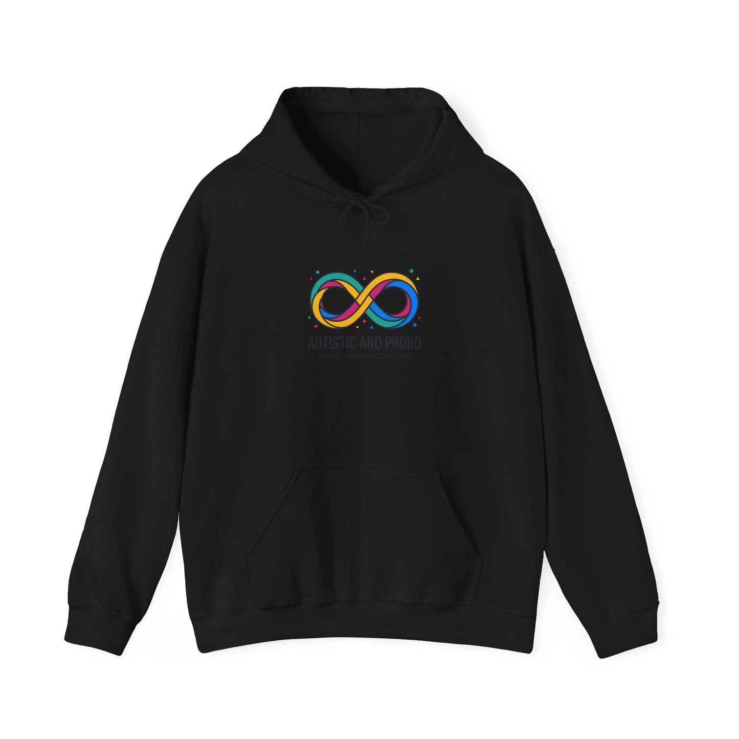 Autistic and Proud Infinity Logo Hoodie | neurodiversity, affirming