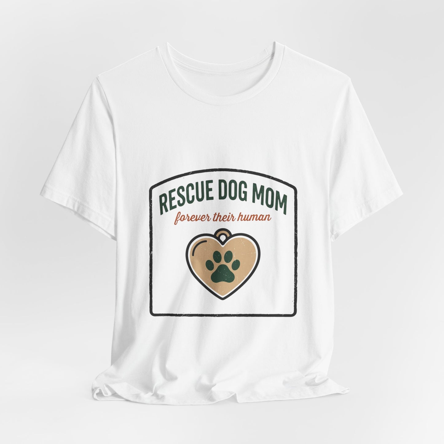 Rescue Dog Mom Tee | rescue pride, fur baby