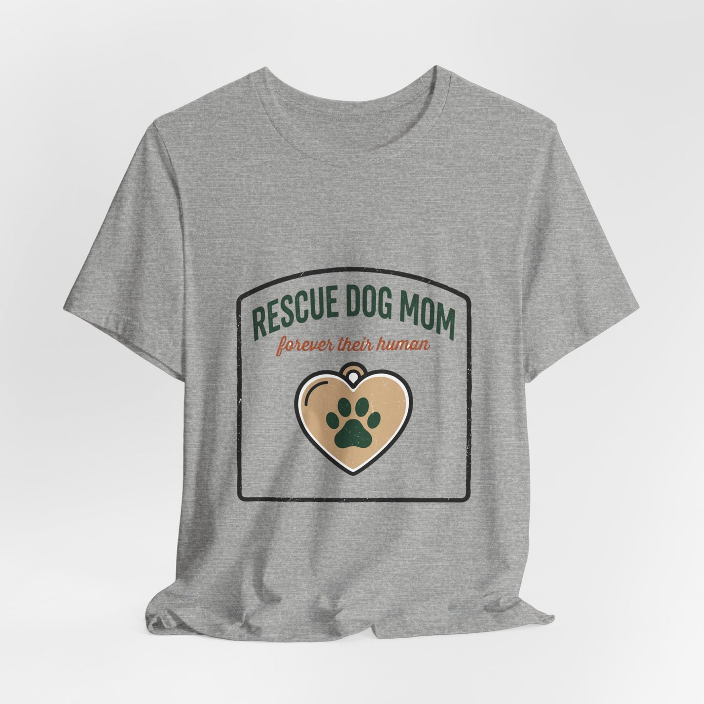 Rescue Dog Mom Tee | rescue pride, fur baby