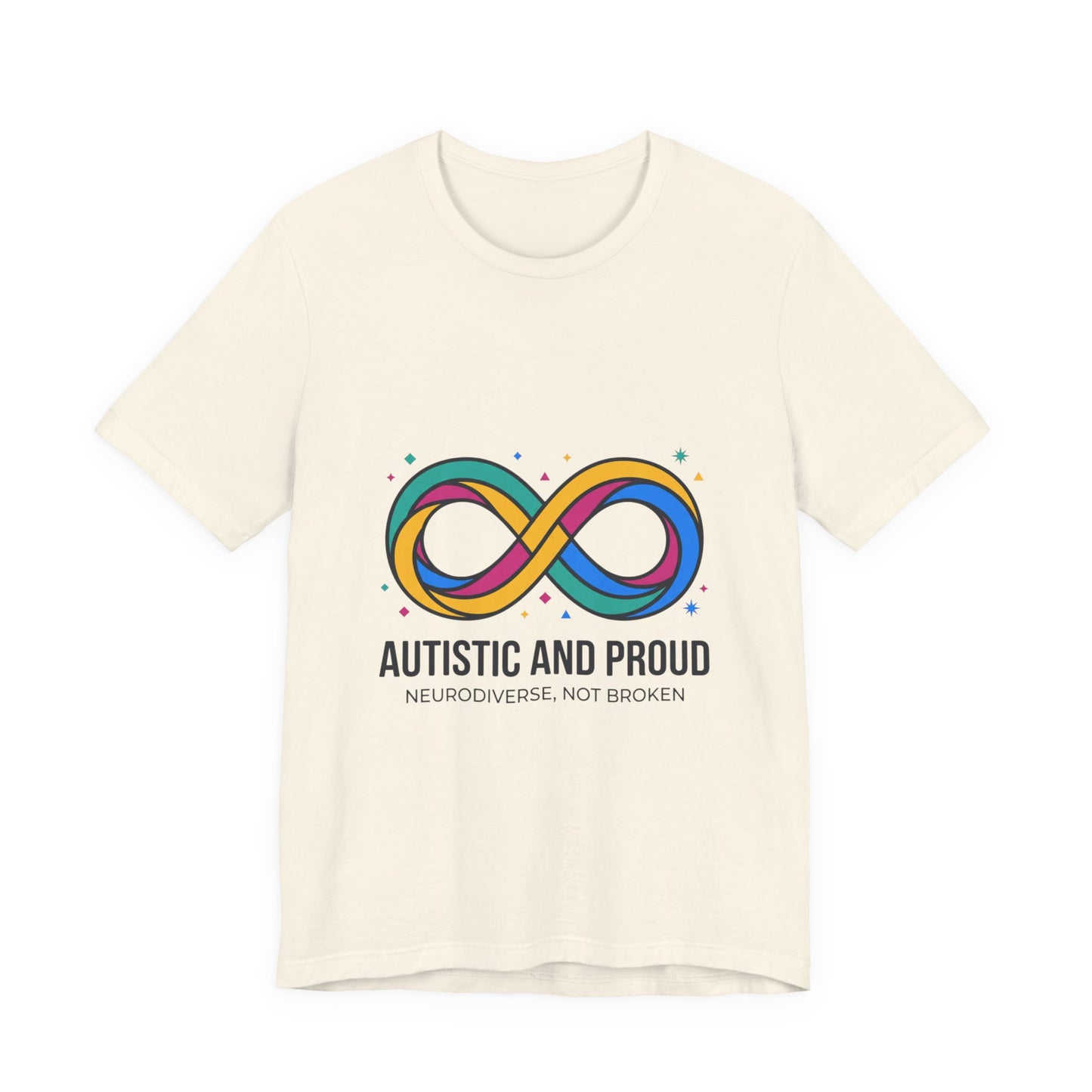 Autistic and Proud Tee | Neurodiversity Pride, Affirming Identity