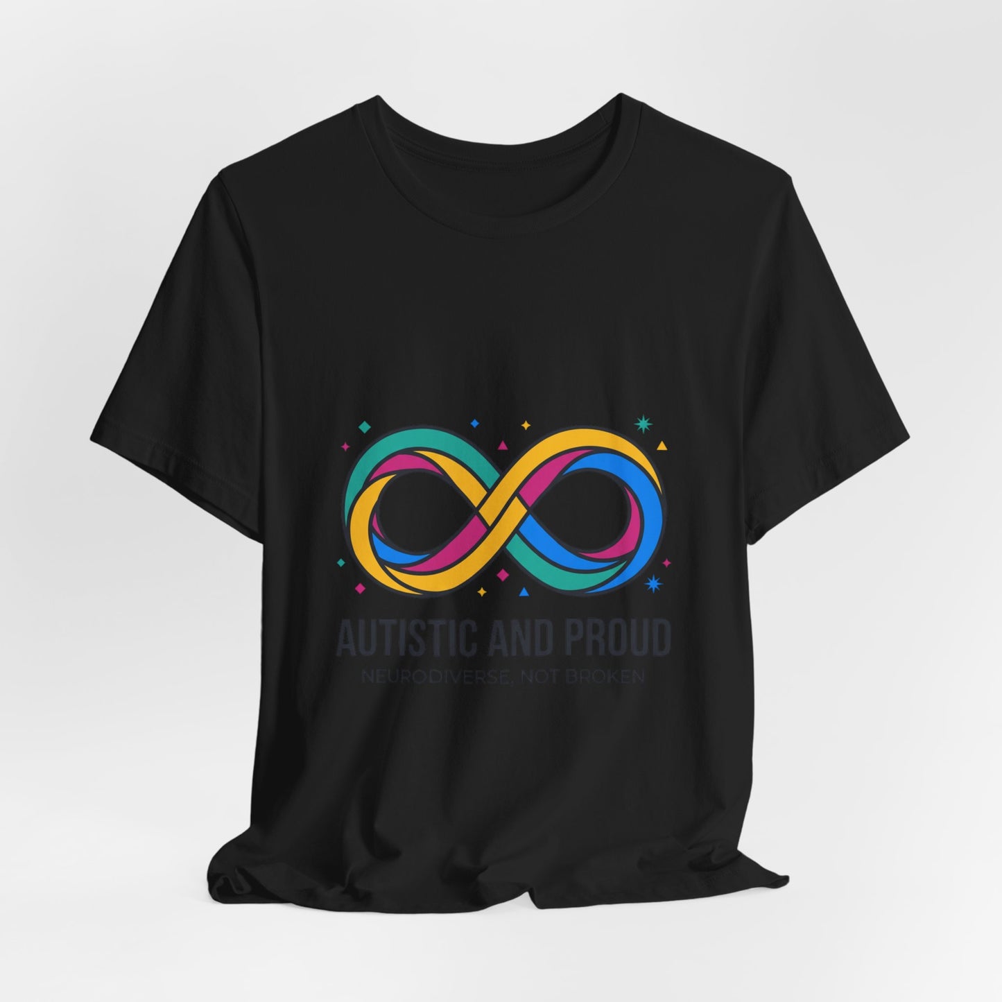 Autistic and Proud Tee | Neurodiversity Pride, Affirming Identity