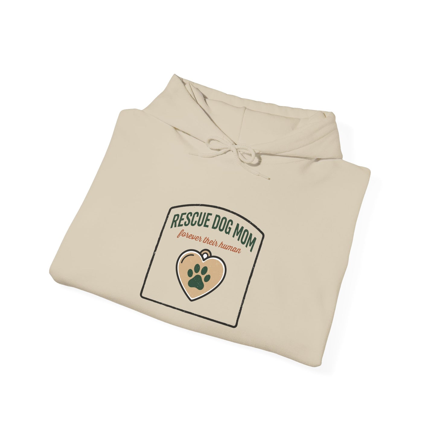 Rescue Dog Mom Hoodie | rescue pride, fur baby sweatshirt