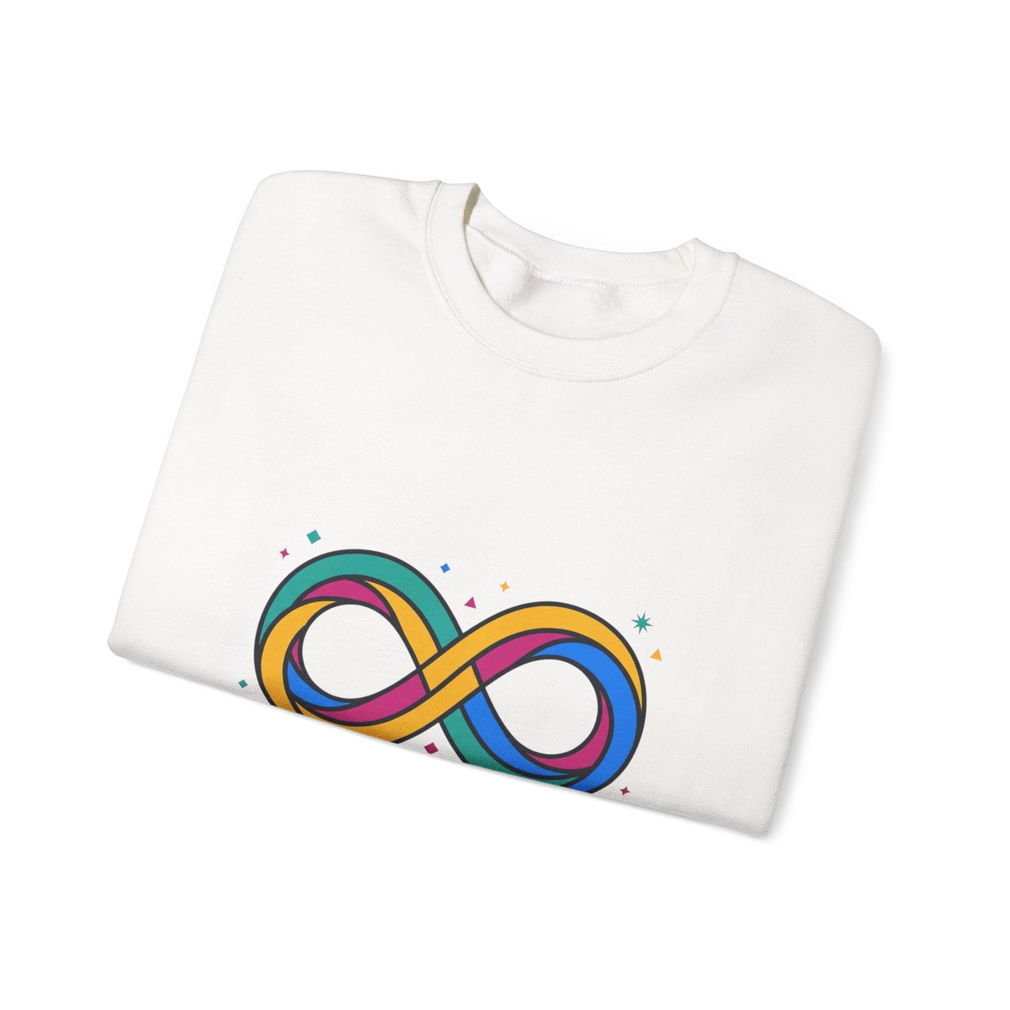 Autistic and Proud Infinity Logo Sweatshirt | Neurodiversity, Identity-First