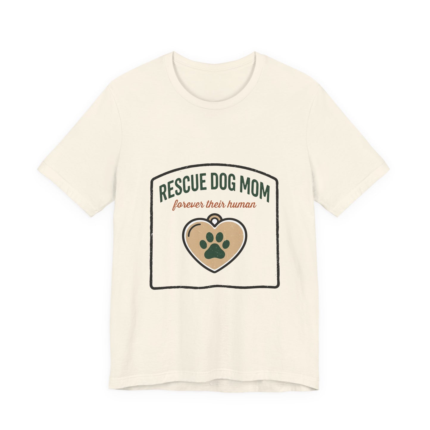 Rescue Dog Mom Tee | rescue pride, fur baby