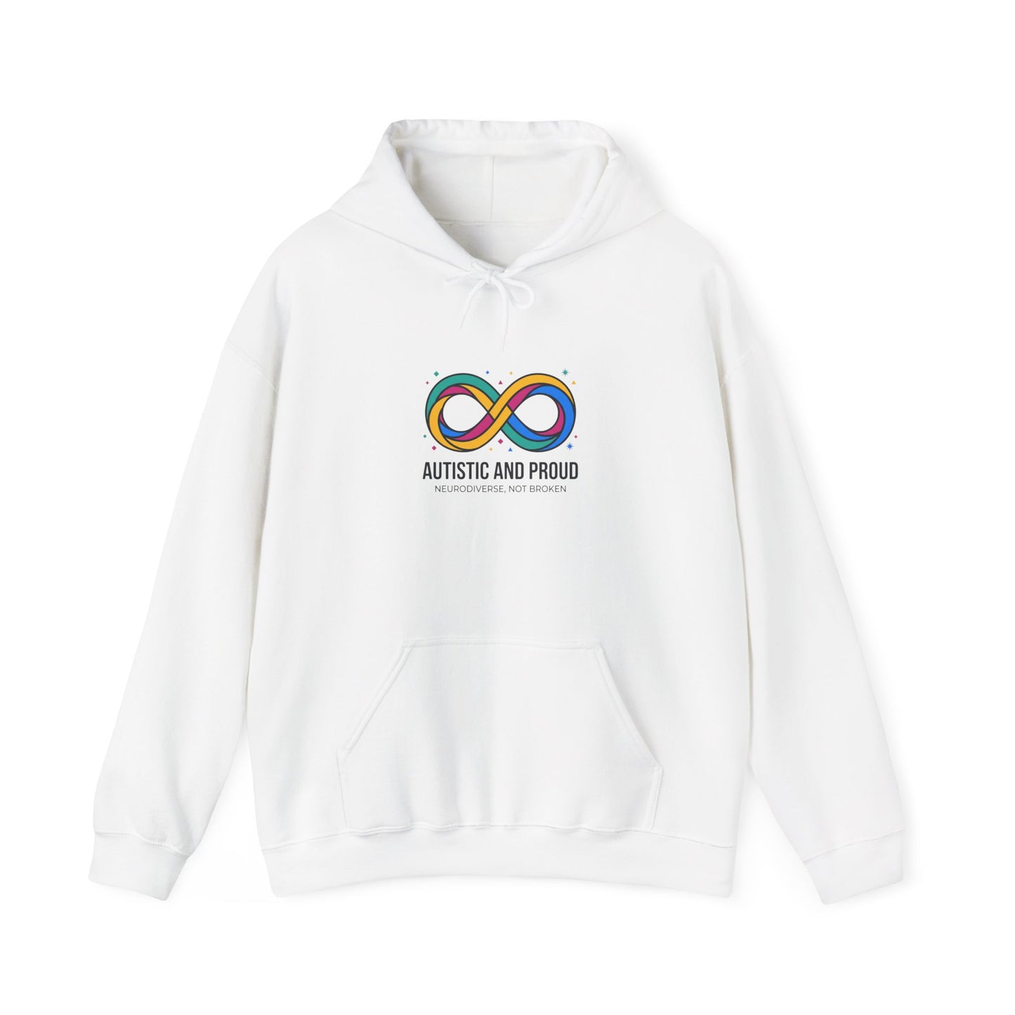 Autistic and Proud Infinity Logo Hoodie | neurodiversity, affirming