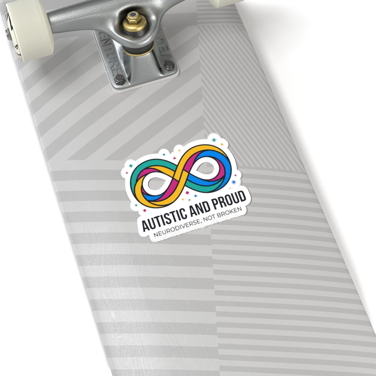 Autistic and Proud Infinity Sticker | Neurodiversity, Identity-First