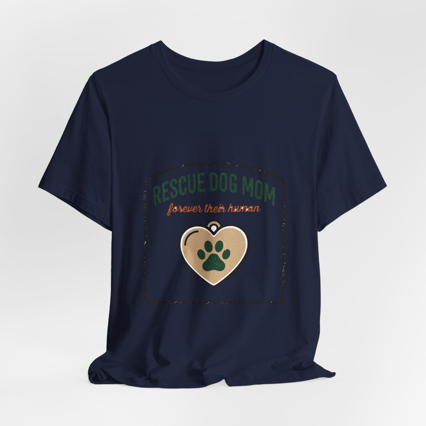 Rescue Dog Mom Tee | rescue pride, fur baby