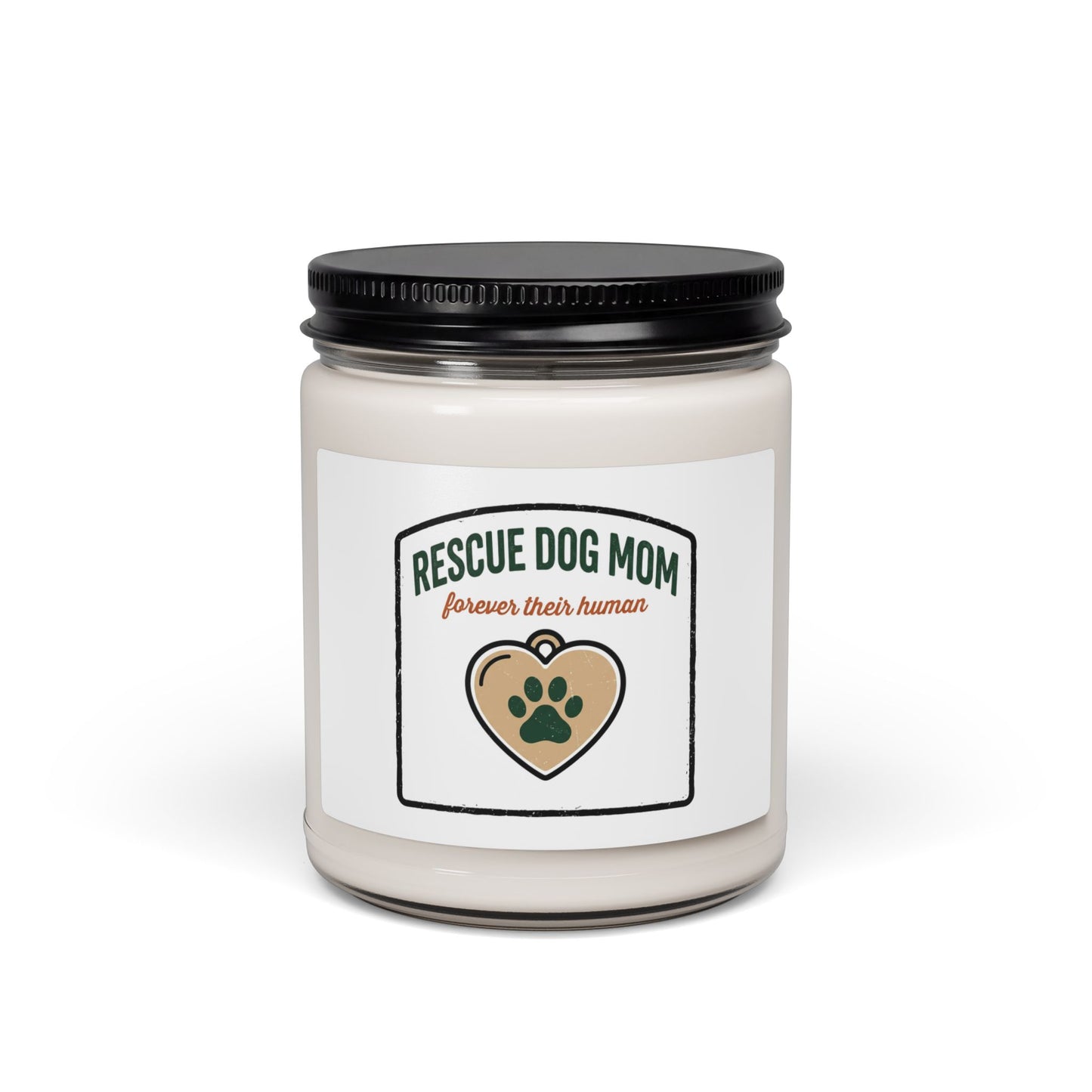 Rescue Dog Mom Soy Candle, rescue pride, fur baby memorial