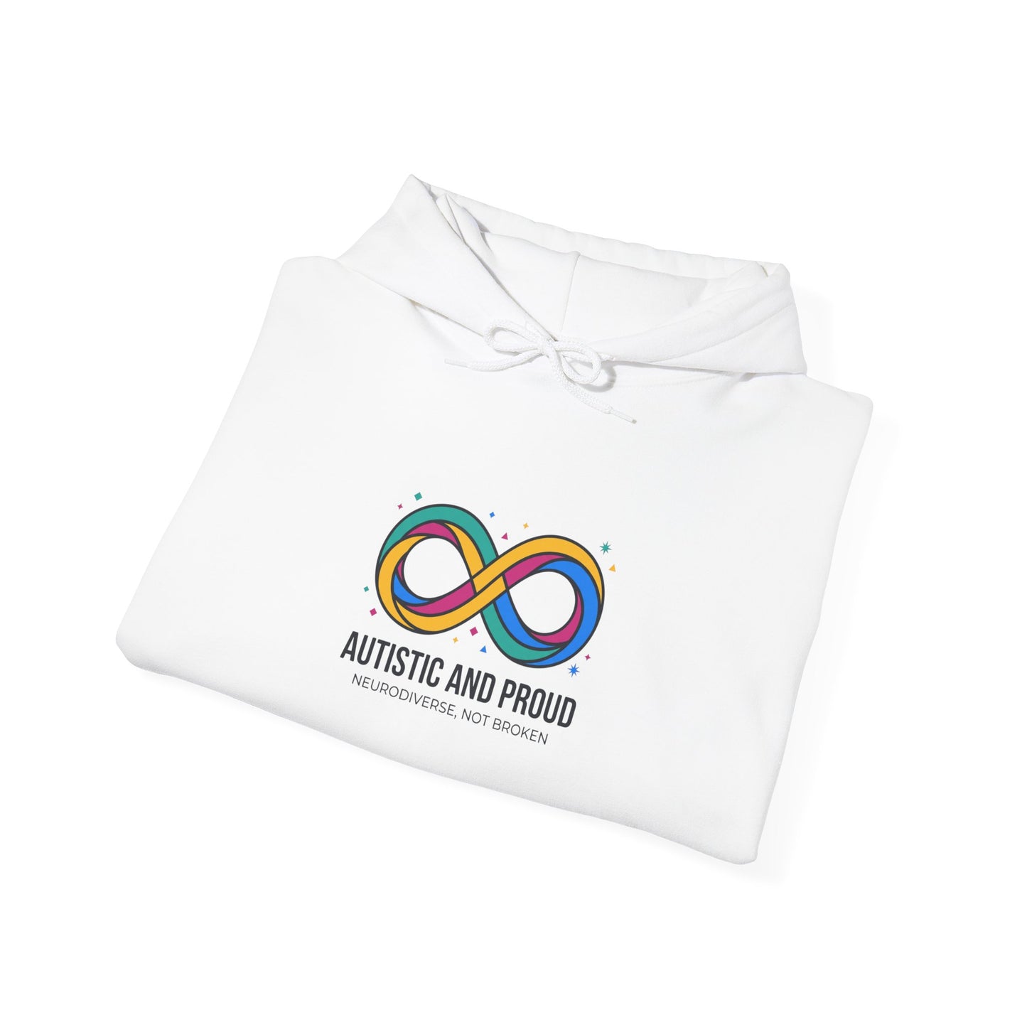 Autistic and Proud Infinity Logo Hoodie | neurodiversity, affirming