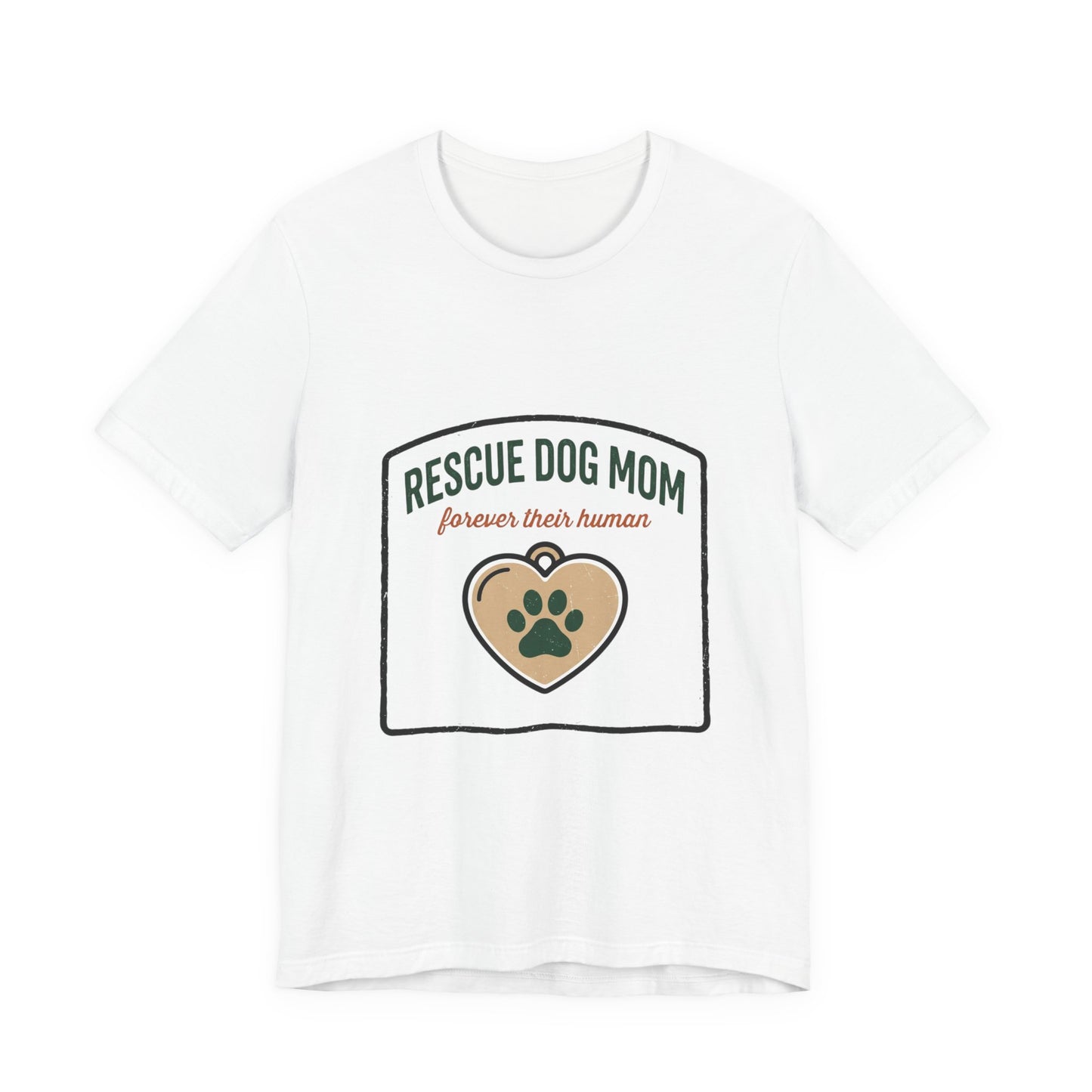 Rescue Dog Mom Tee | rescue pride, fur baby