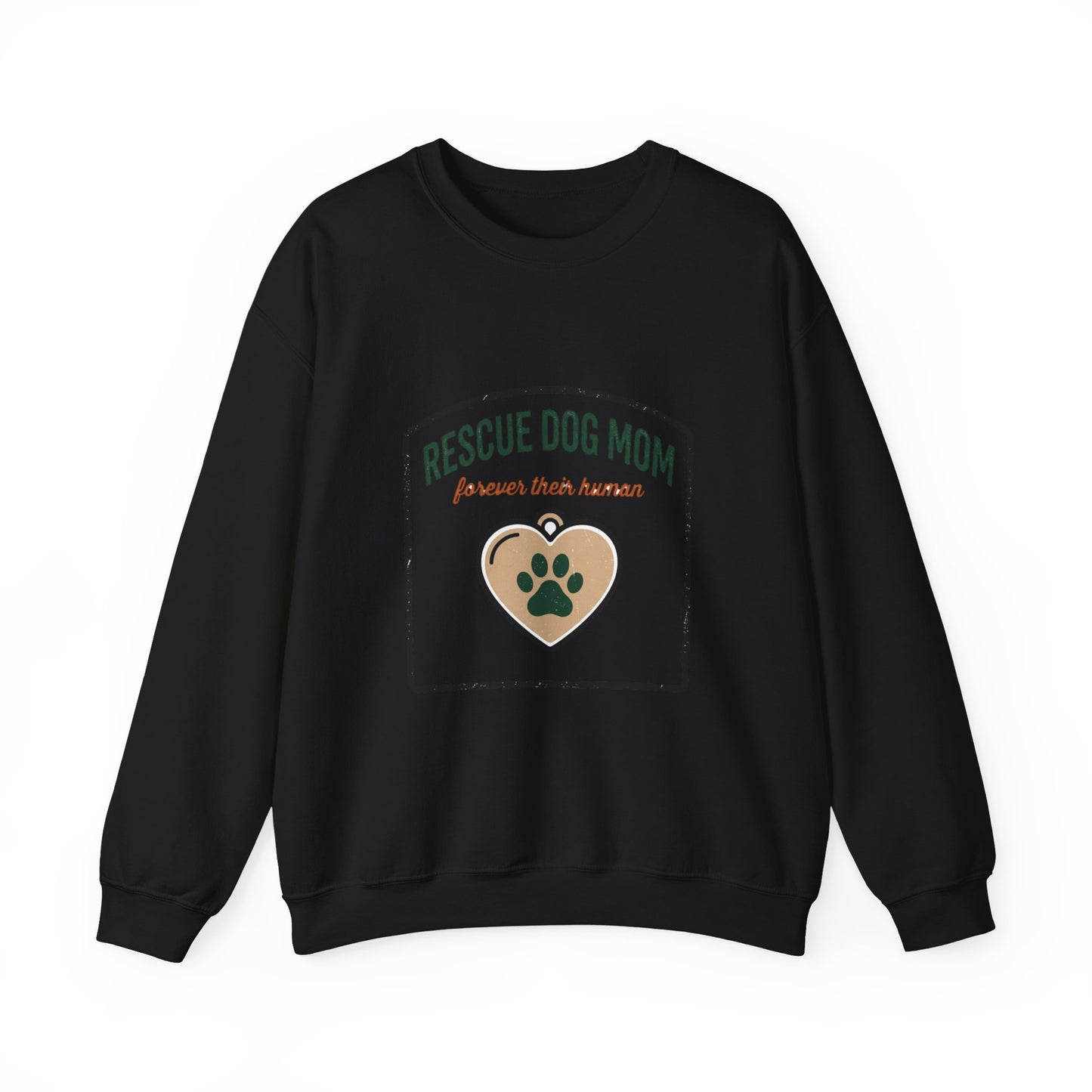 Rescue Dog Mom Crewneck Sweatshirt | rescue pride, fur baby
