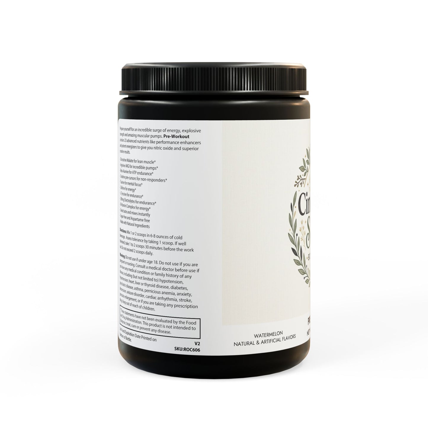 Pre-Workout Supplement, Watermelon (300g, 10.58oz)