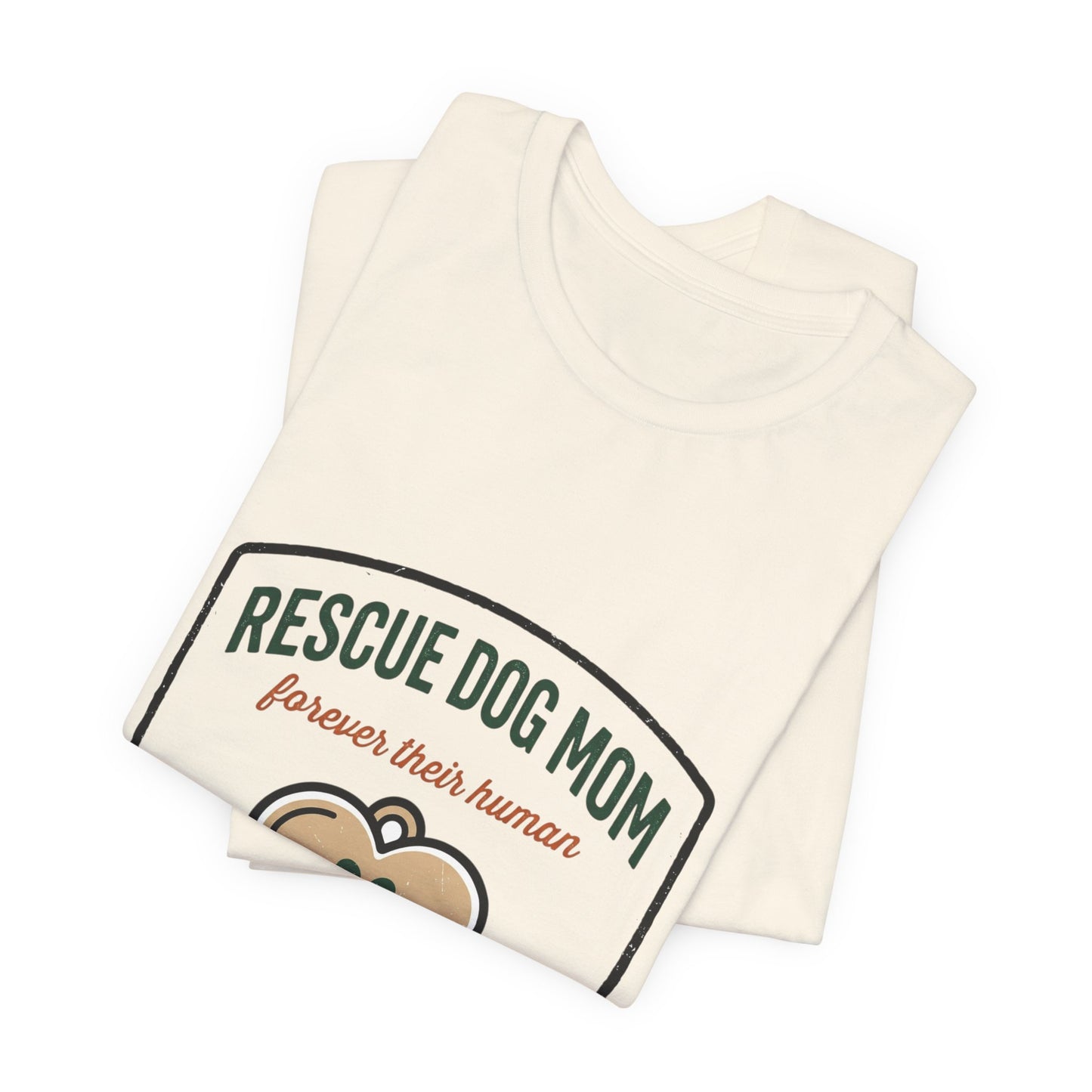Rescue Dog Mom Tee | rescue pride, fur baby