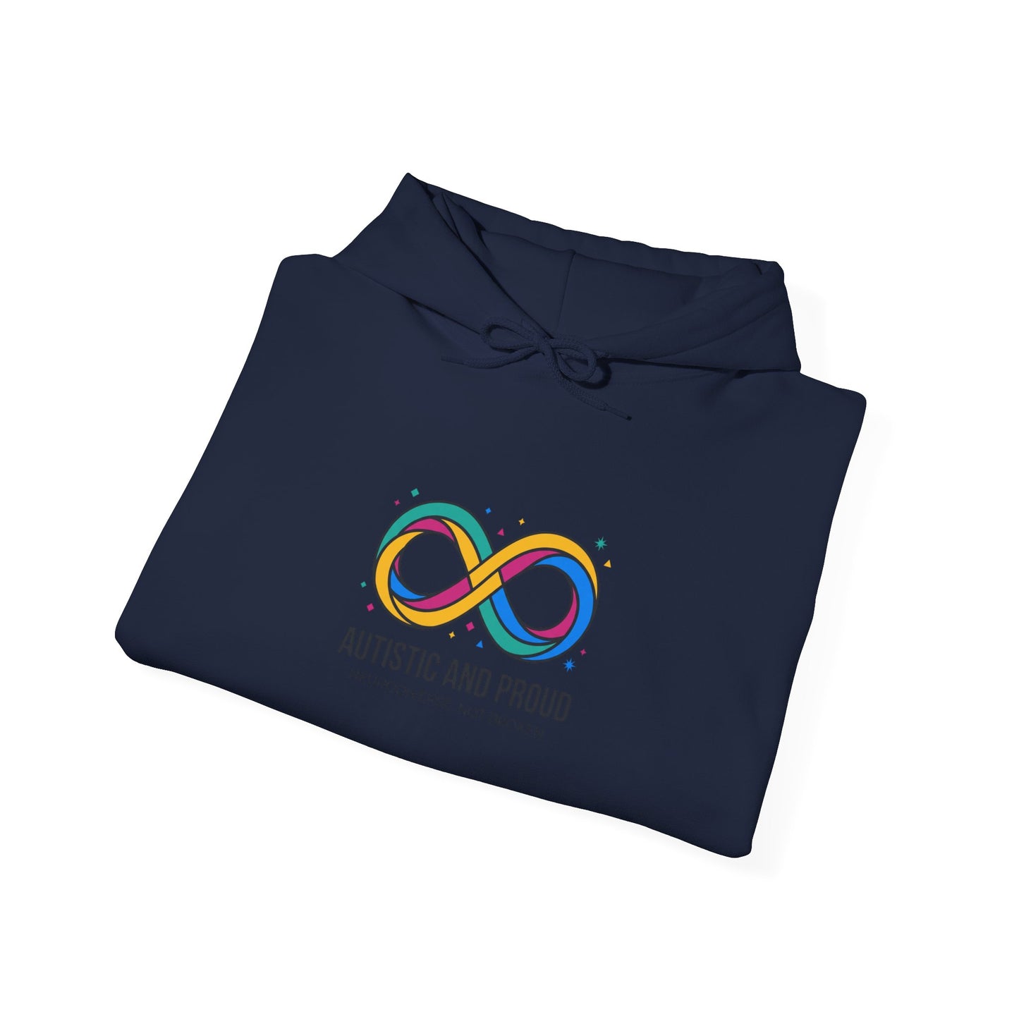Autistic and Proud Infinity Logo Hoodie | neurodiversity, affirming
