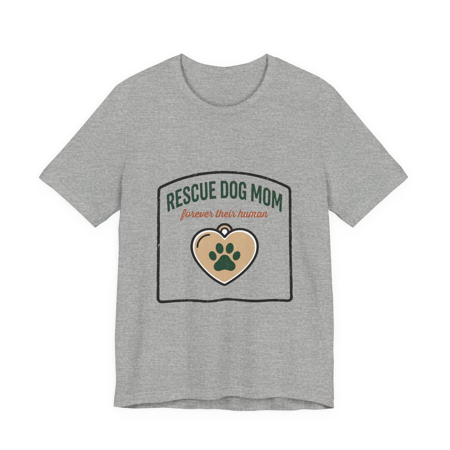 Rescue Dog Mom Tee | rescue pride, fur baby