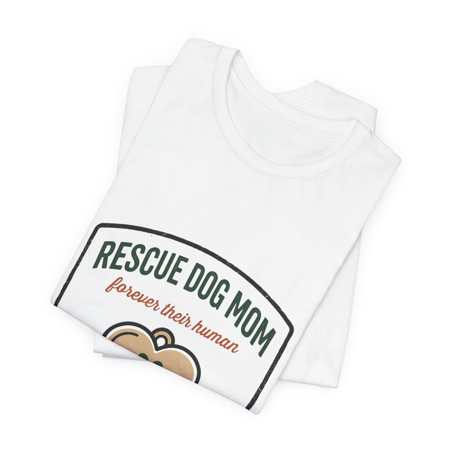 Rescue Dog Mom Tee | rescue pride, fur baby