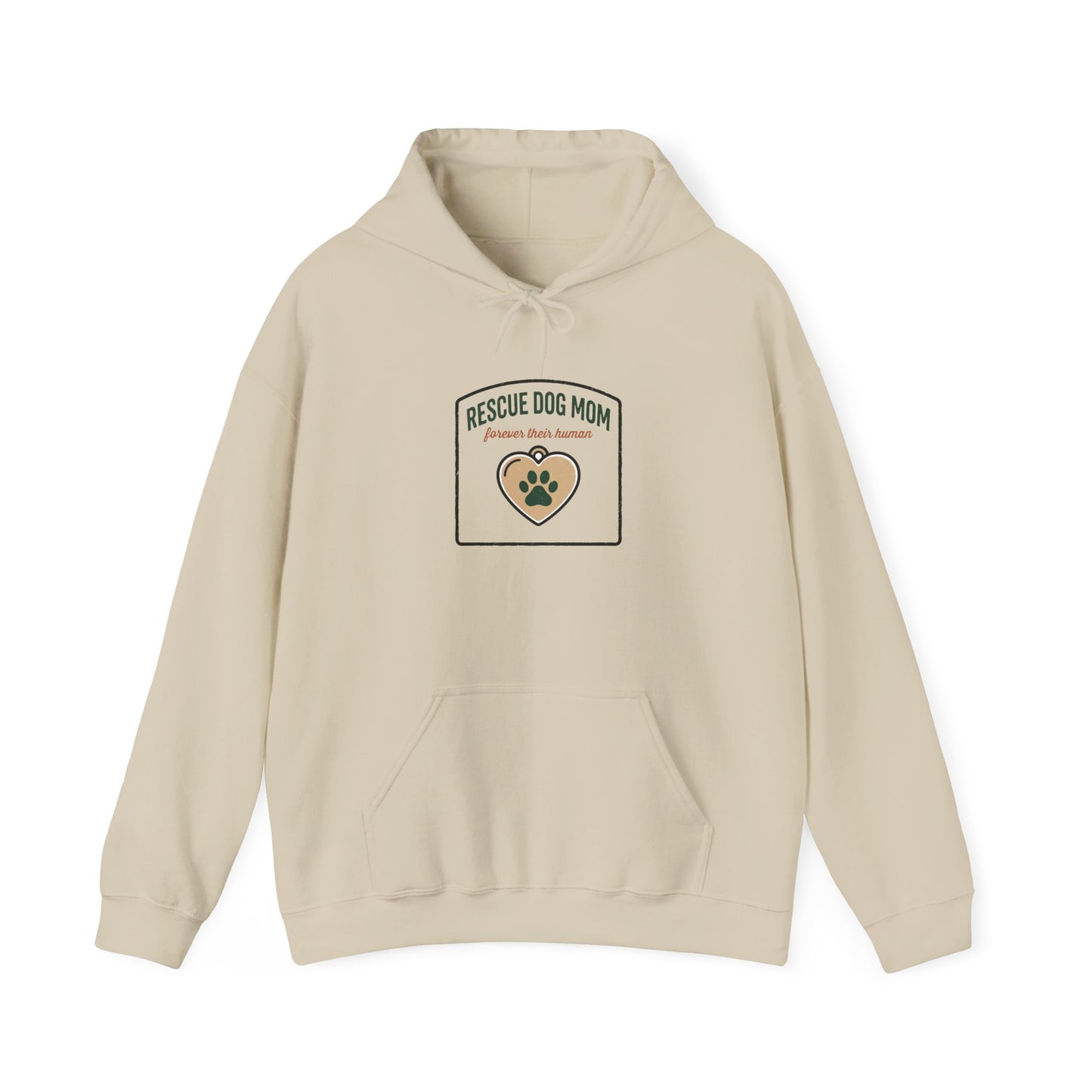 Rescue Dog Mom Hoodie | rescue pride, fur baby sweatshirt