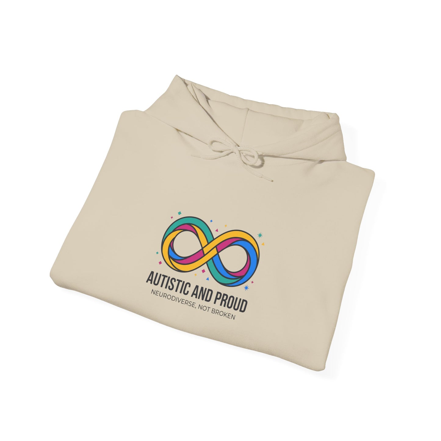 Autistic and Proud Infinity Logo Hoodie | neurodiversity, affirming