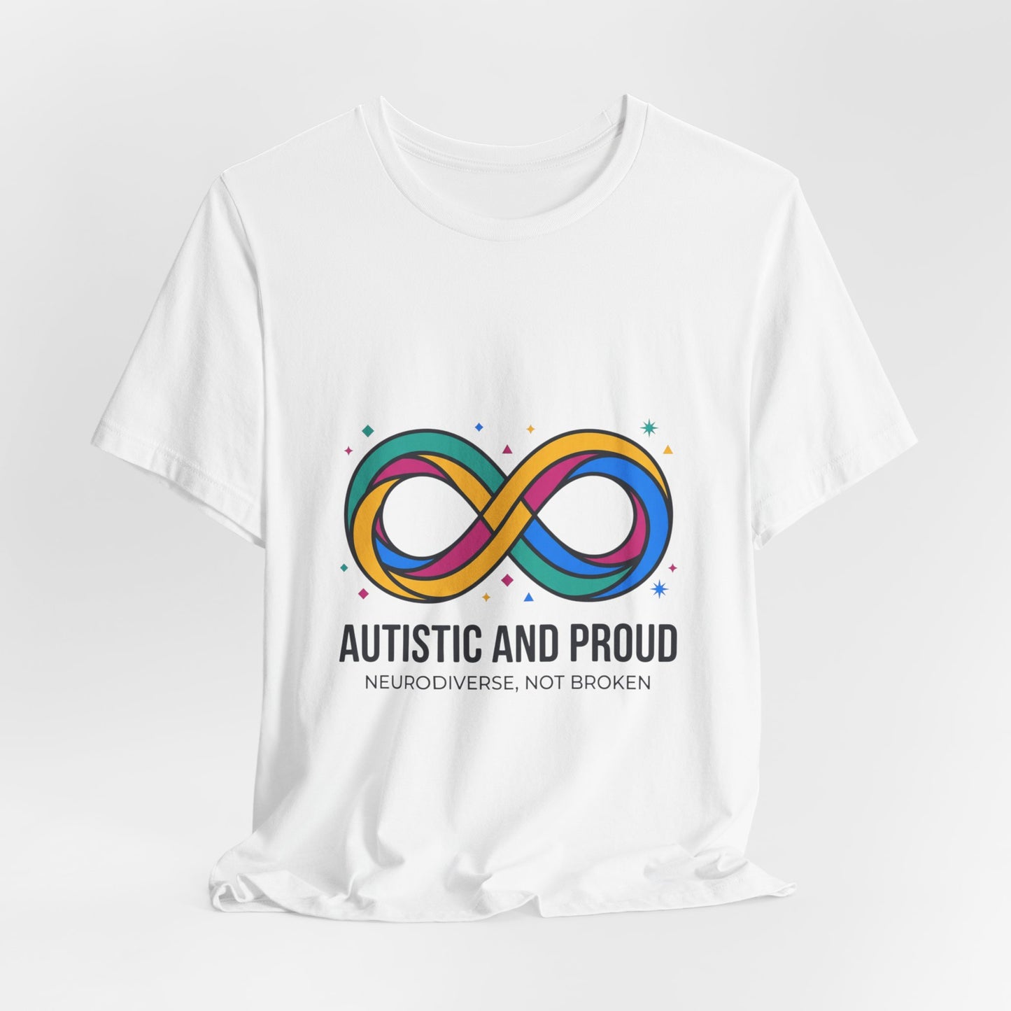 Autistic and Proud Tee | Neurodiversity Pride, Affirming Identity