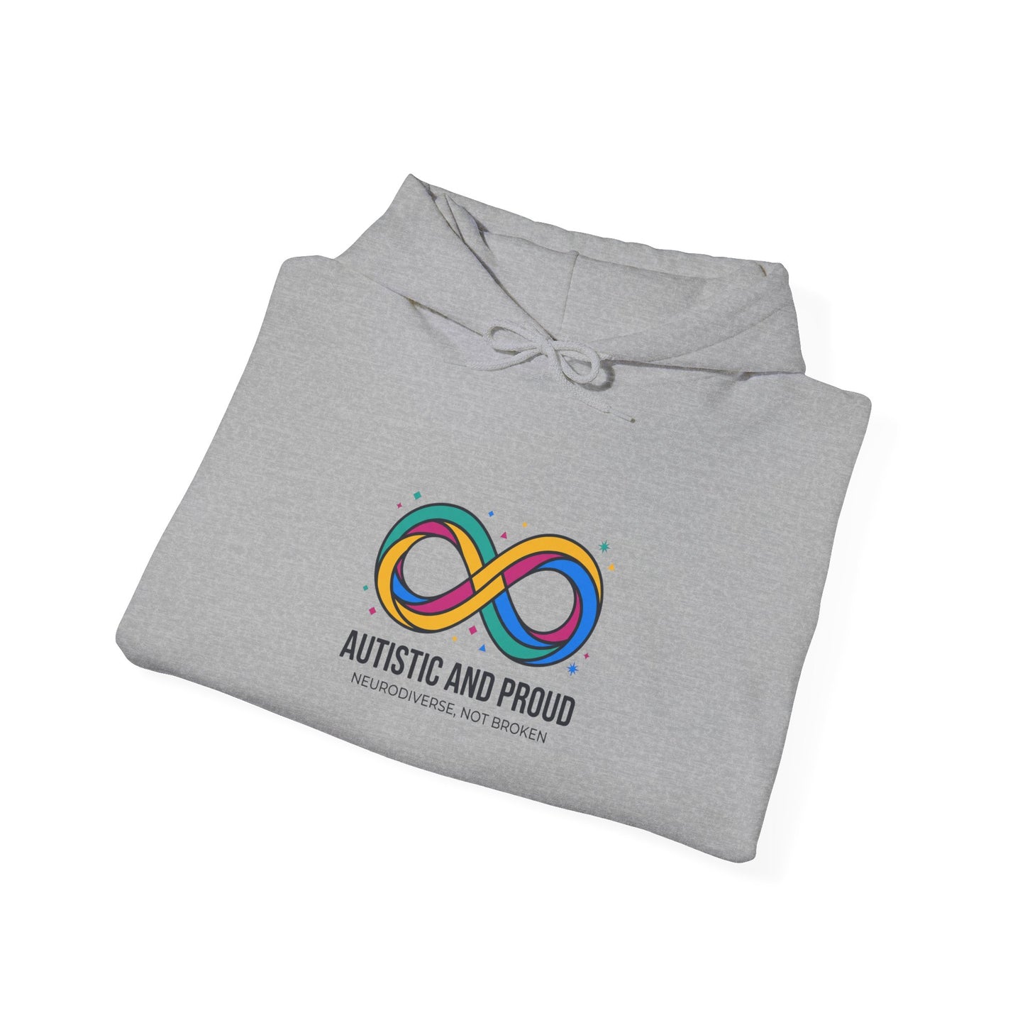 Autistic and Proud Infinity Logo Hoodie | neurodiversity, affirming