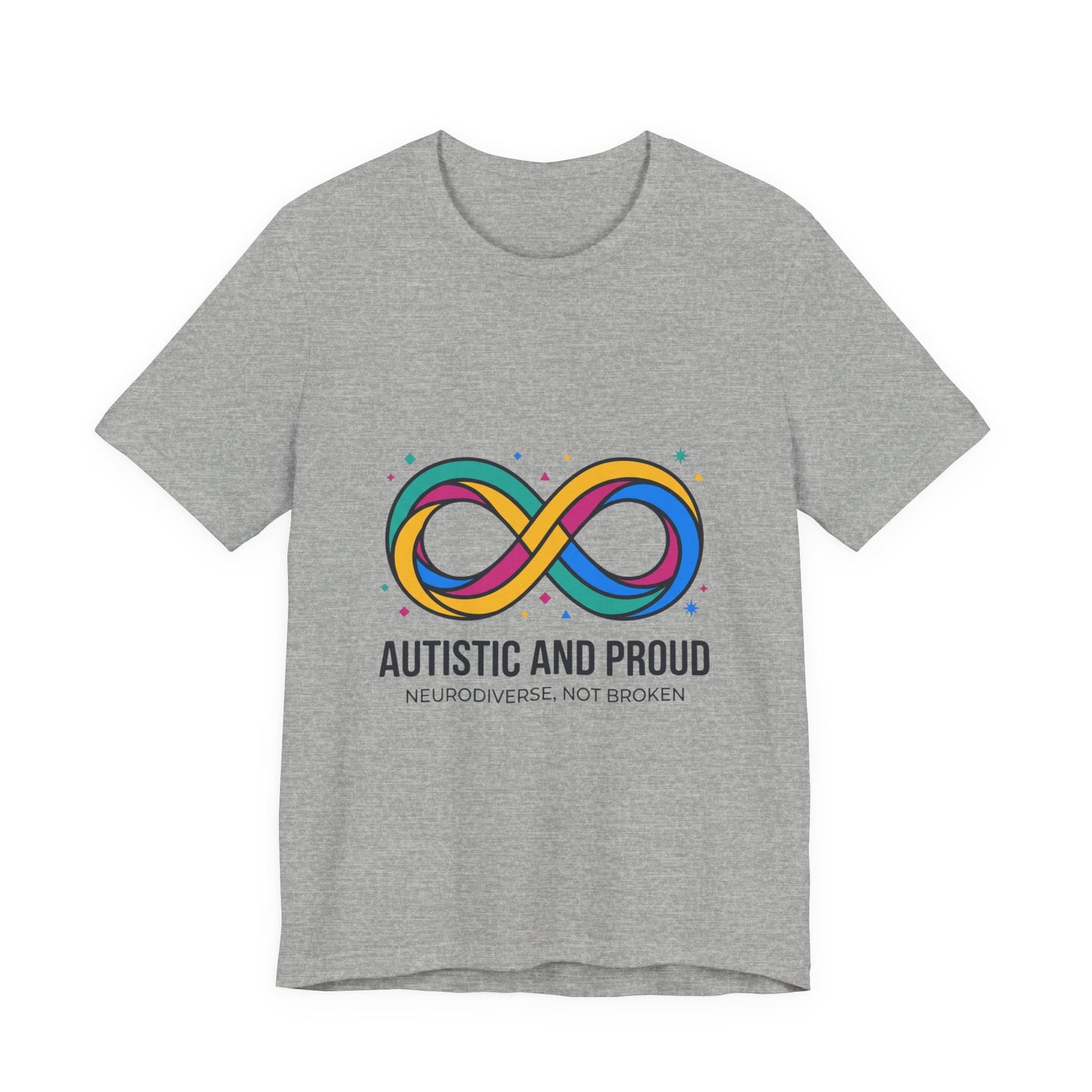 Autistic and Proud Tee | Neurodiversity Pride, Affirming Identity